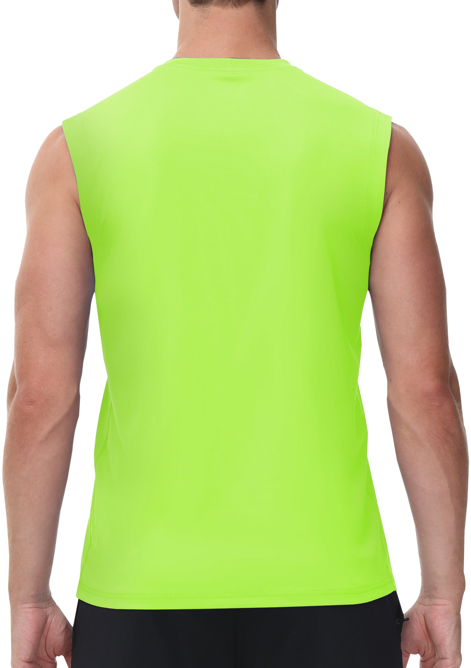 Cakulo Men's Neon Quick Dry Tank Gym to Beach Essentials