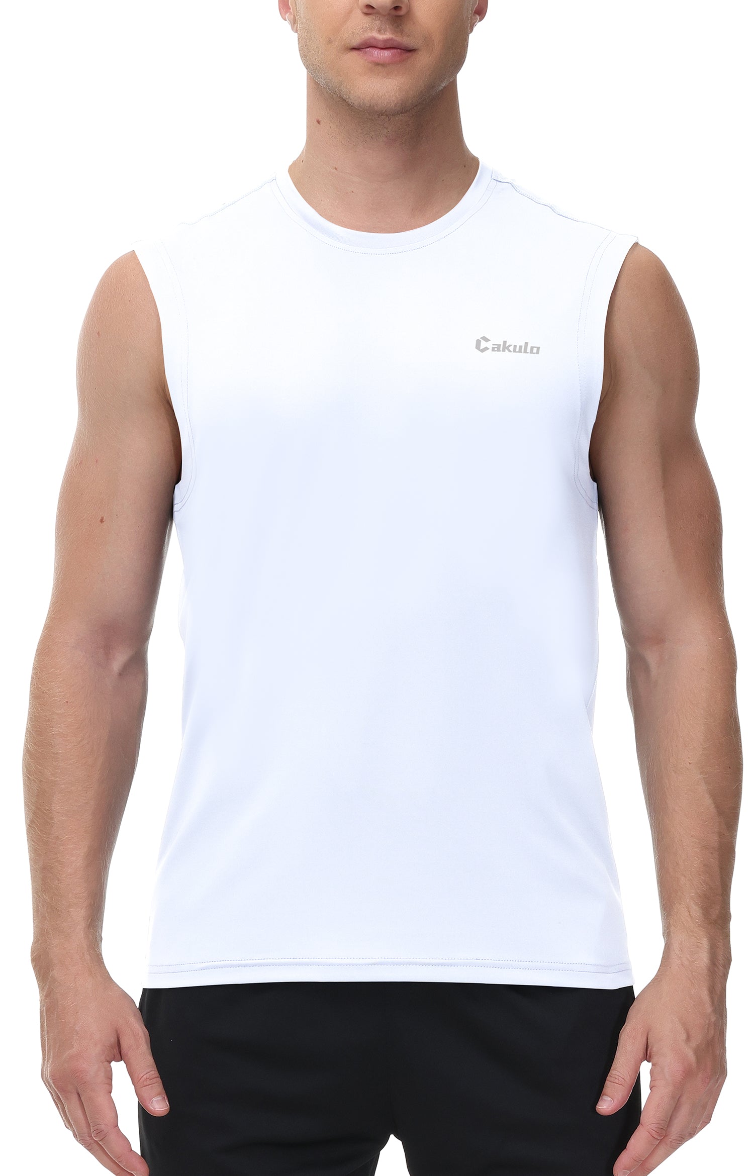 Cakulo Men's Neon Quick Dry Tank Gym to Beach Essentials