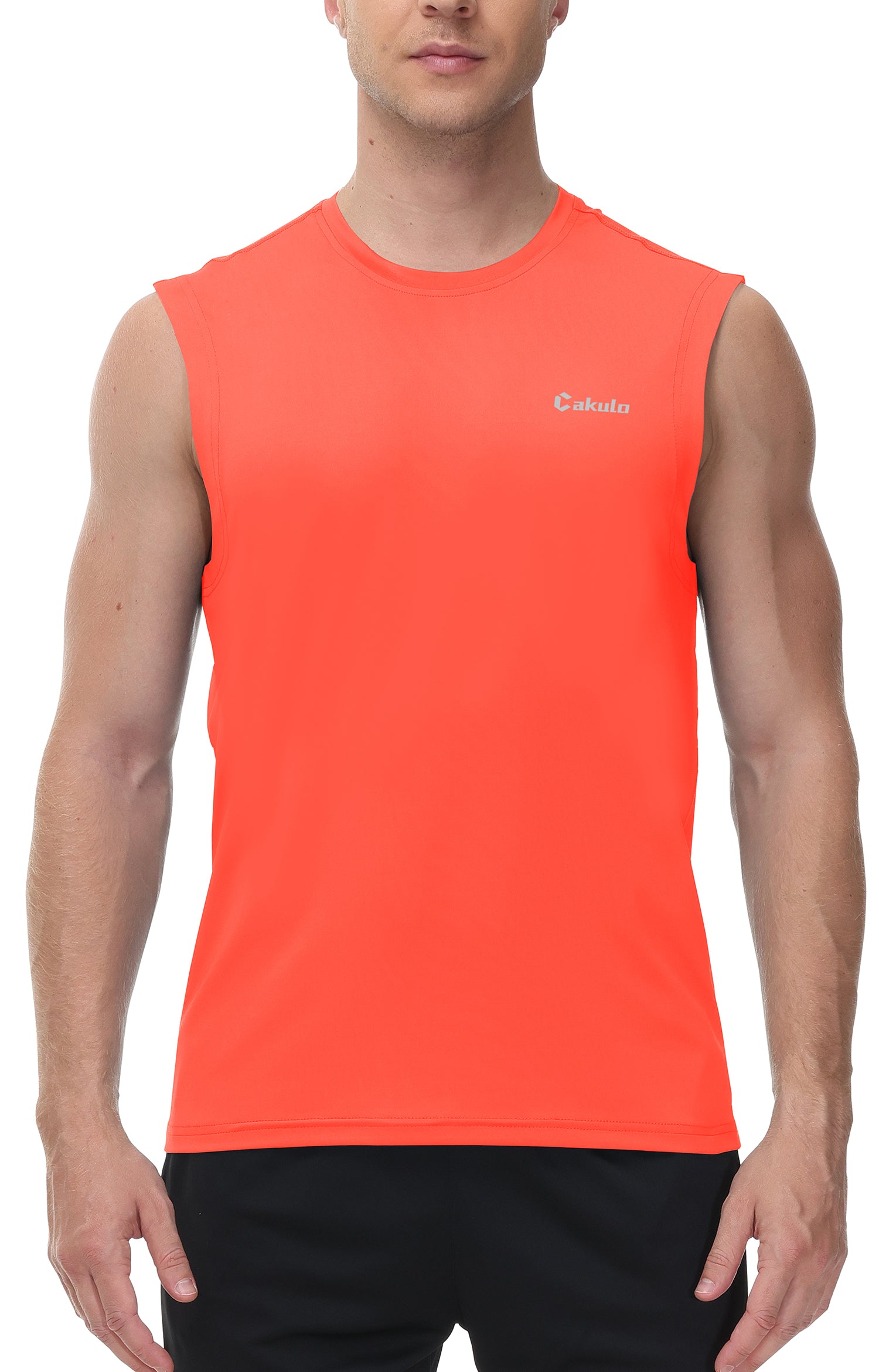 Cakulo Men's Neon Quick Dry Tank Gym to Beach Essentials