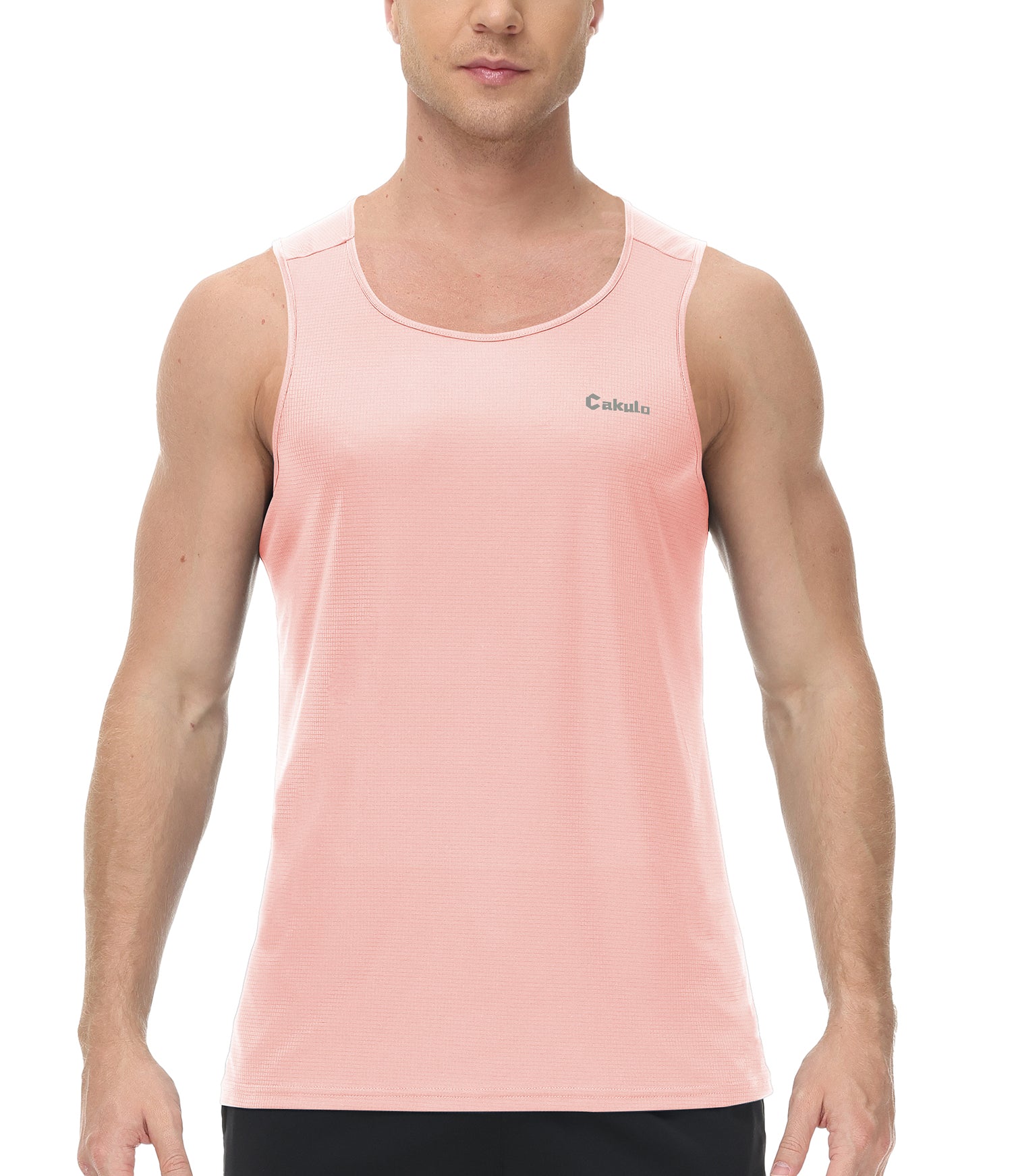 Cakulo Men's Neon Quick Dry Tank Gym to Beach Essentials