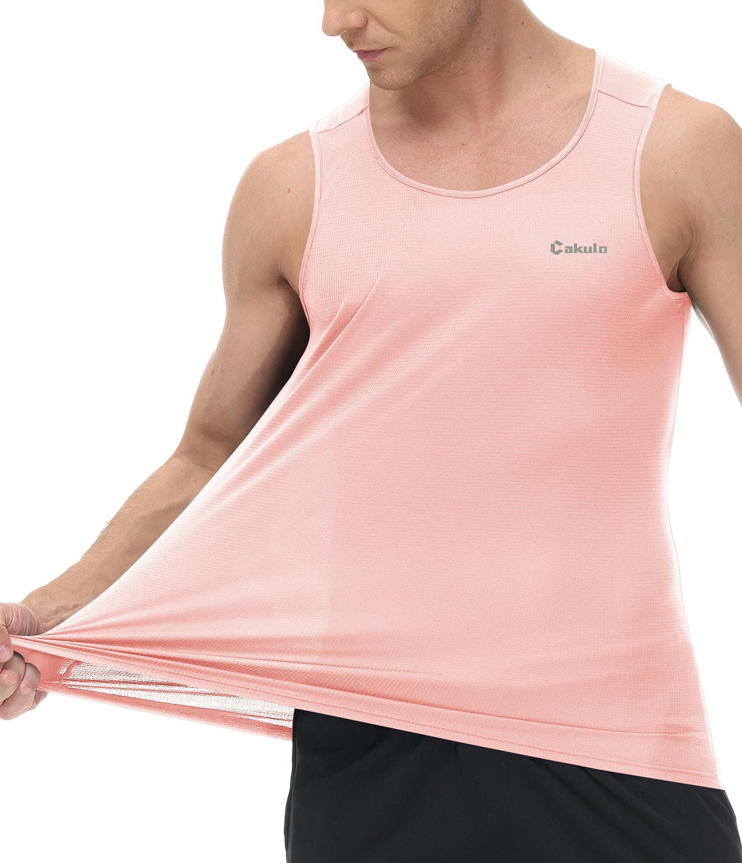 Cakulo Men's Neon Quick Dry Tank Gym to Beach Essentials