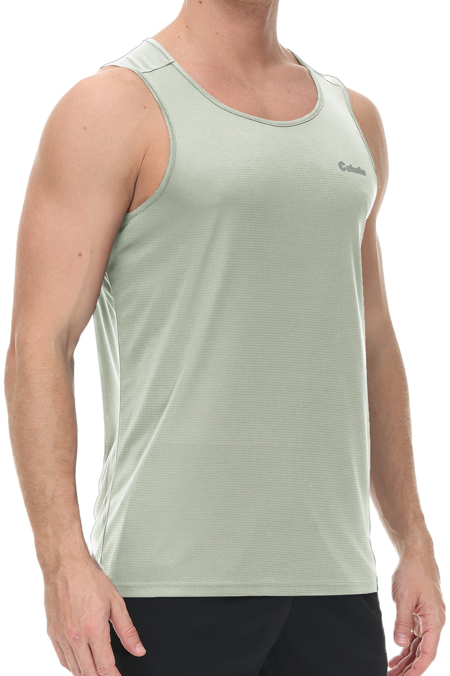 Cakulo Men's Neon Quick Dry Tank Gym to Beach Essentials