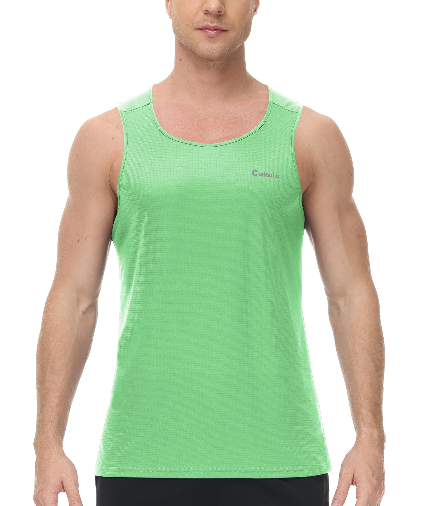 Cakulo Men's Neon Quick Dry Tank Gym to Beach Essentials