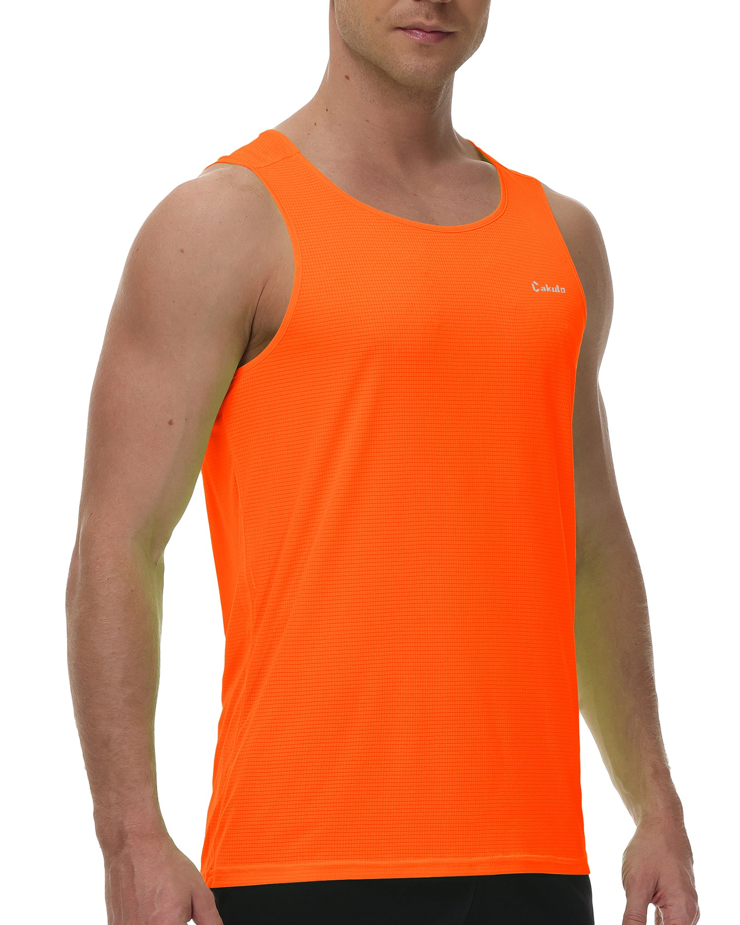 Cakulo Men's Neon Quick Dry Tank Gym to Beach Essentials