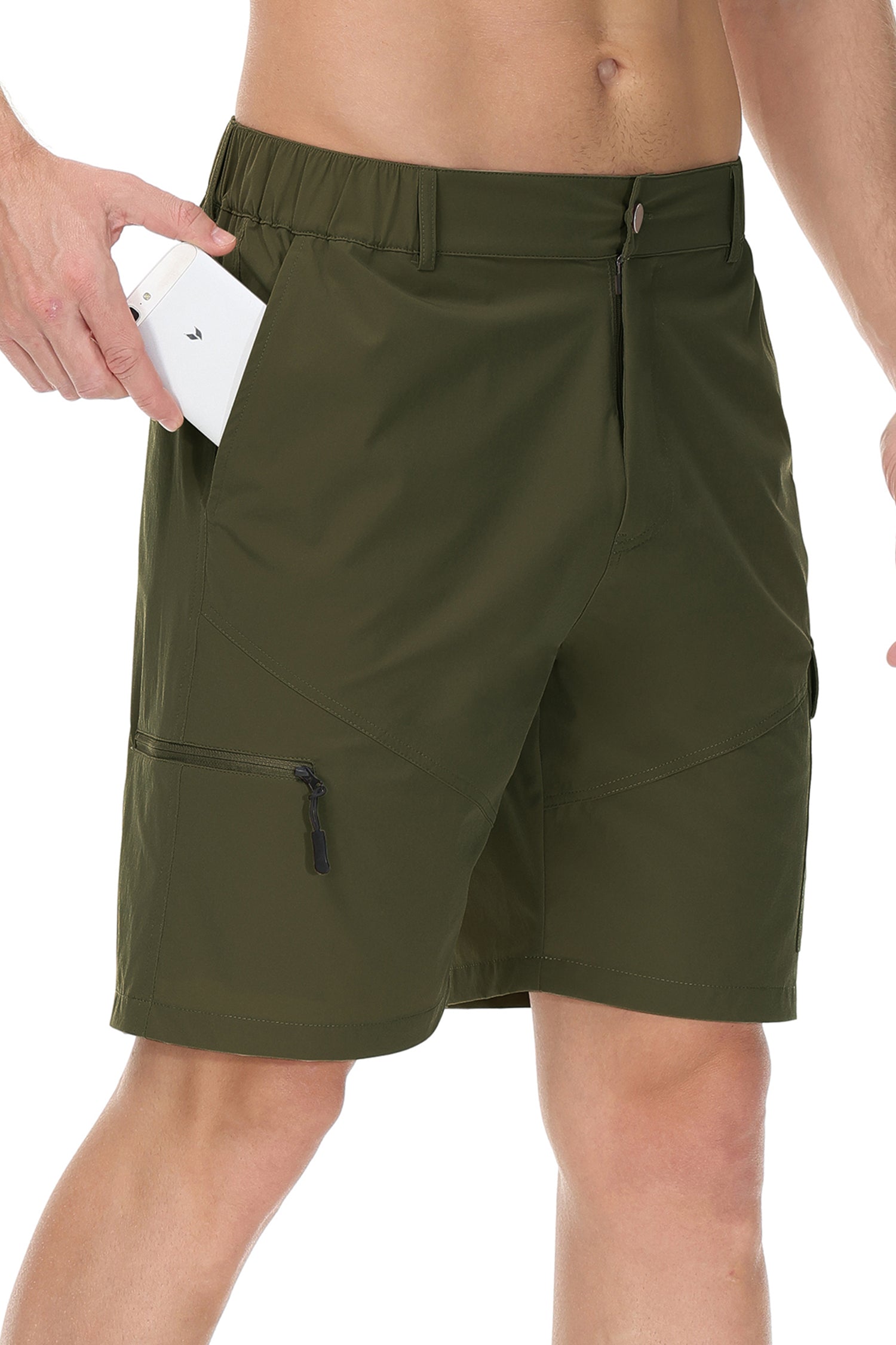 Men's Water Resistant Hiking Cargo Casual Shorts